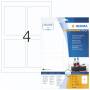 Herma - Herma Bottle Label inkjet 90x120 10 Sheets DIN A4 40 pcs. 8882