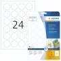 Herma - Herma Removable Round Labels 40 25 Sheets DIN A4 600 pcs. 5066