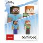 Minecraft - Nintendo amiibo Steve & Alex Super Smash Bros Interactive gaming figure