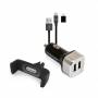 Realpower - RealPower 168182 mobile device charger Auto Black,Silver