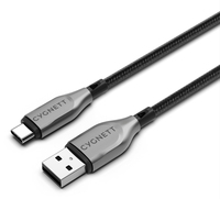 Cygnett - Cygnett CY4683PCUSA USB cable USB 2.0 2 m USB A USB C Black, Silver 