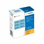 Herma -Self-adhesive Number Labels -Blau Schwarz -10 X 2 - HERMA Number labels triplicate numbers self-adhesive 10x22 mm blue/black