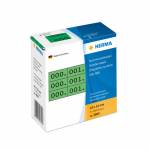 Herma - HERMA Number labels triplicate numbers self-adhesive 10x22 mm green/black