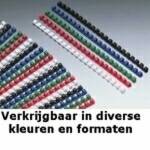 Gbc - GBC CombBind Binding Combs 16mm Red (100)