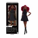 Barbie Collector - Barbie Signature Basics Collectible Doll, Model 03 with Red Curly Hair, Black Dress & Boots 