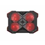 Genesis - GENESIS Oxid 260 laptop cooling pad 43.9 cm (17.3) 1010 RPM Black, Red