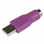 Startech.com - StarTech.com Replacement PS/2 Keyboard to USB Adapter - F/M