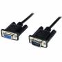 Startech - StarTech.com 1m Black DB9 RS232 Serial Null Modem Cable F/M
