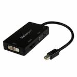 Startech.com - StarTech.com Travel A/V Adapter: 3-in-1 Mini DisplayPort to VGA DVI or HDMI Converter