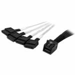 Startech - StarTech.com Internal Mini-SAS to SATA Cable - SFF-8643 to 4x SATA - 1 m