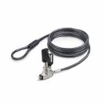 Startech - StarTech.com Slim Lock Noble Wedge� Slot Compatible, 5ft (1.5m) Locking Cable, Desk Anti-Theft Security For Laptop/Notebook, Cut-Resistant Steel Cable, Keyed Lock [DE-Version, German Keyboard]