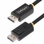 Startech - StarTech.com 1m DisplayPort 2.1 Cable, VESA Certified DP80 DisplayPort Cable w/UHBR20/HDR/DSC 1.2a/HDCP 2.2, 16K/8K 60Hz, 4K 240Hz, 80Gbps, DP 2.1 Cable, UHD Monitor Cord, M/M